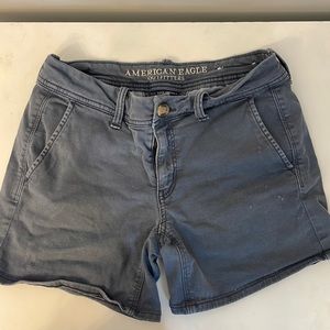 American Eagle Shorts Super Stretch X Chino Shorts Navy Size 4